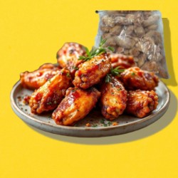 Ailes de poulet BBQ non cuites 2kg Menu