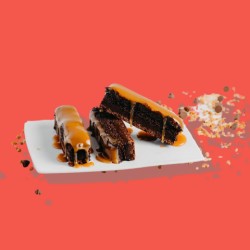 Gâteau plaque Languette chocolat caramel Martin Dessert 48unités