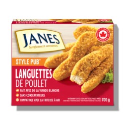 Lanières de poulet style pub croustillantes JANE’S 700gr
