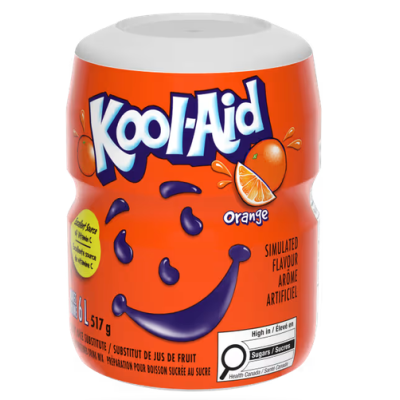 Kool-Aid – Mélange pour boisson à l'orange 517 g